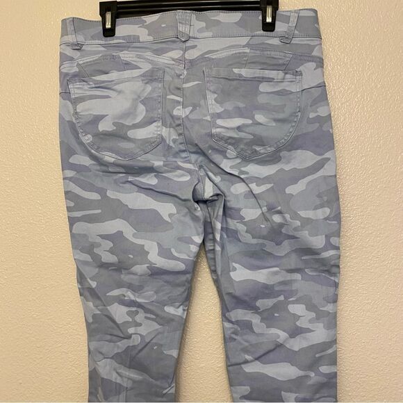Democracy "Ab"solution Crop Ankle Skimmer Camouflage Pants mid rise 14P - Picture 5 of 11